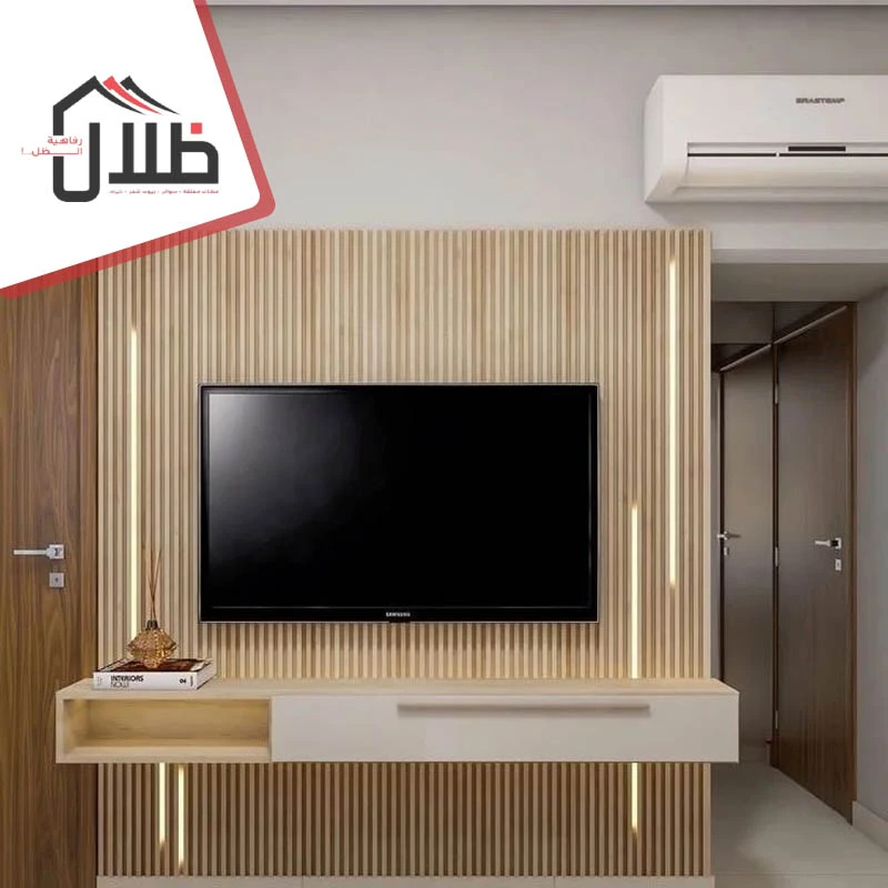تصميم ديكور شاشات تلفزيون