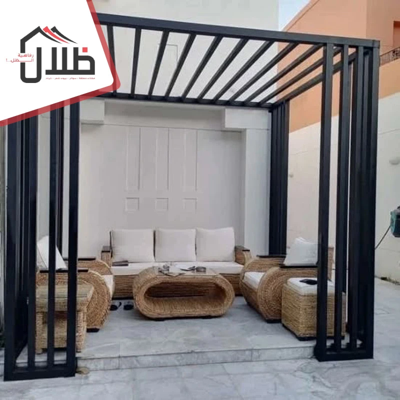 برجولة خشب في جدة