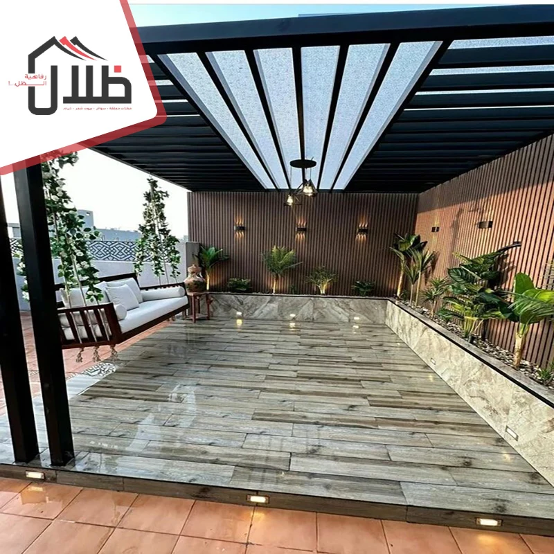 عمل برجولات خشب بجدة