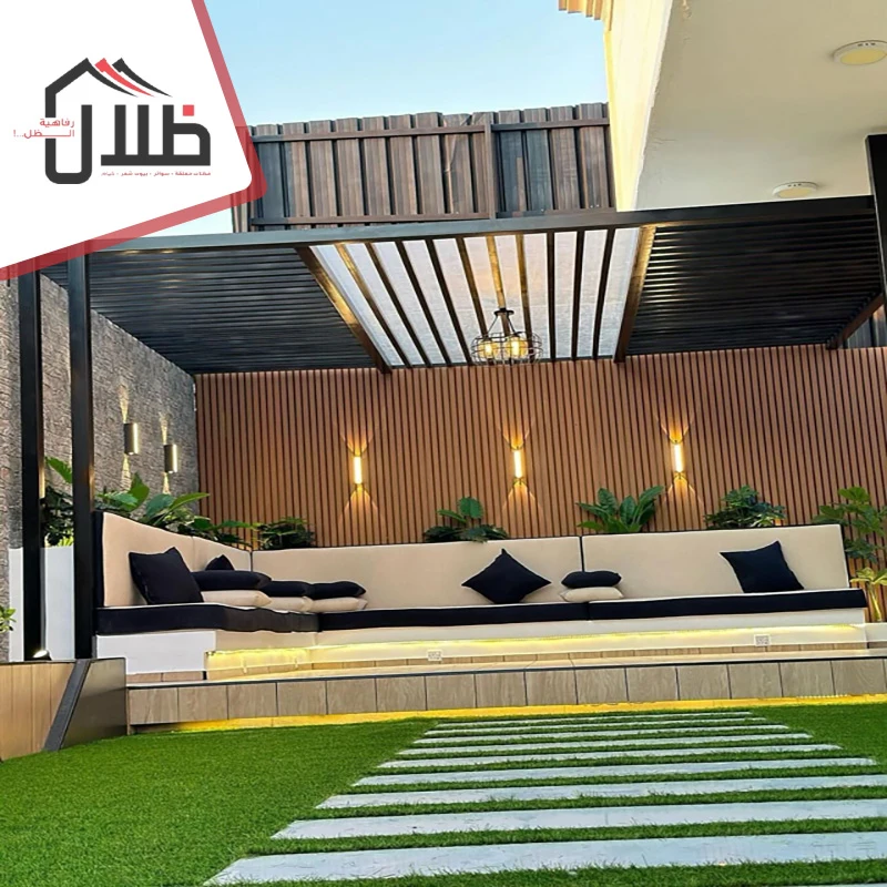 اشكال برجولات خشبية