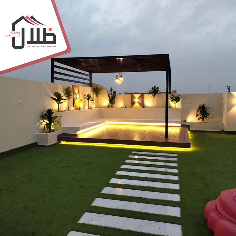 برجولات خشب للحدائق في جده