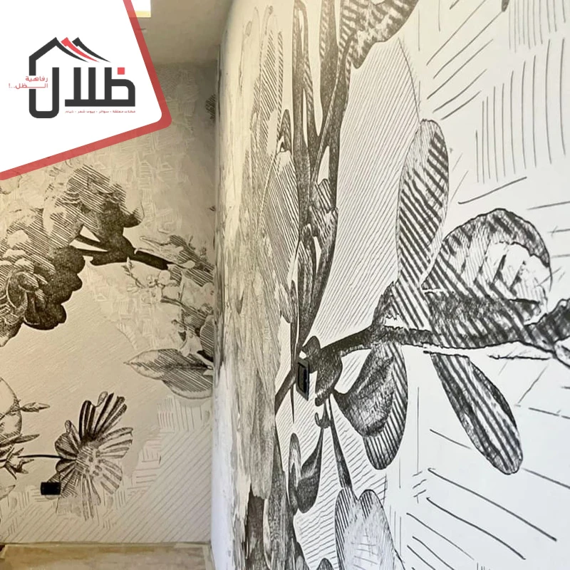 تفصيل ورق جدران في جده