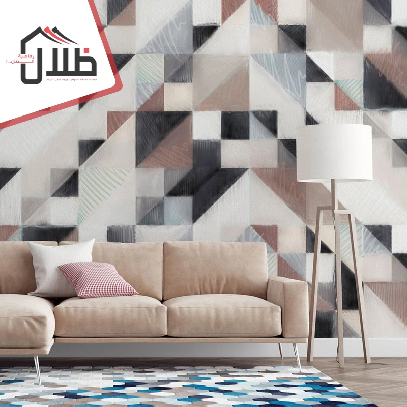 ورق حائط ملون